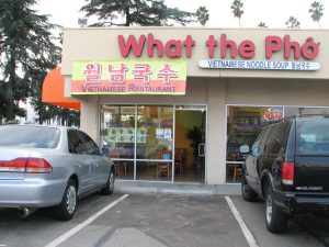 Pho restaurant in California, USA