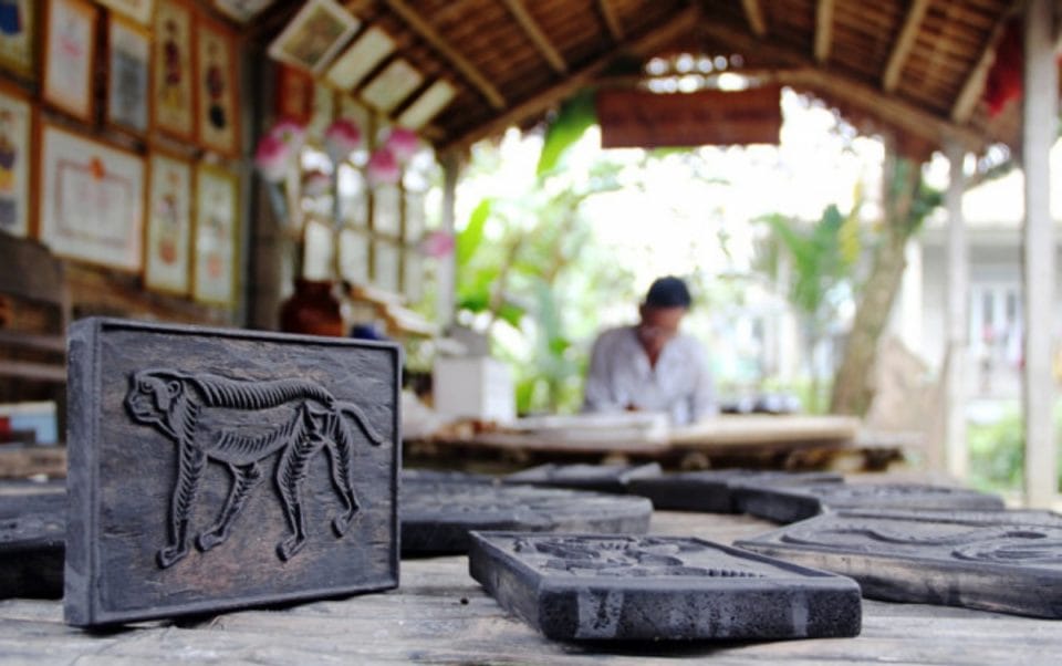 Hang Trong Folk Painting Exhibition In Hanoi - HA Food Tours